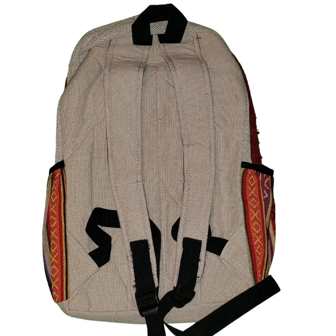 Multi-Color Hemp Backpack - Pure Himalayan Hemp (THC Free) Zerep Holistics