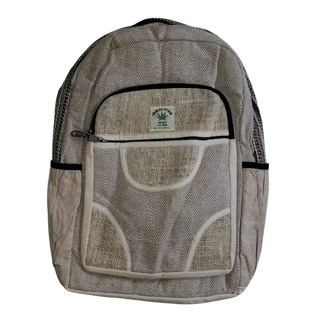 Multi-Color Hemp Backpack - Pure Himalayan Hemp (THC Free) Zerep Holistics