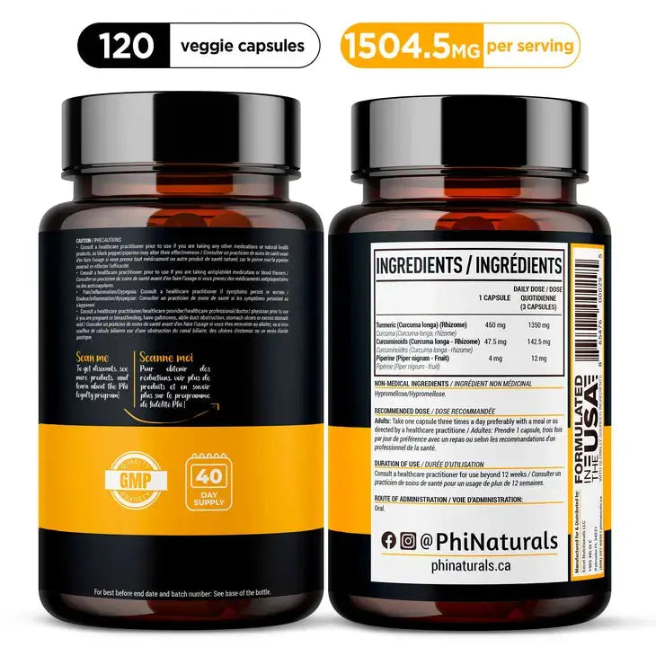 Turmeric Curcumin with Bioperine