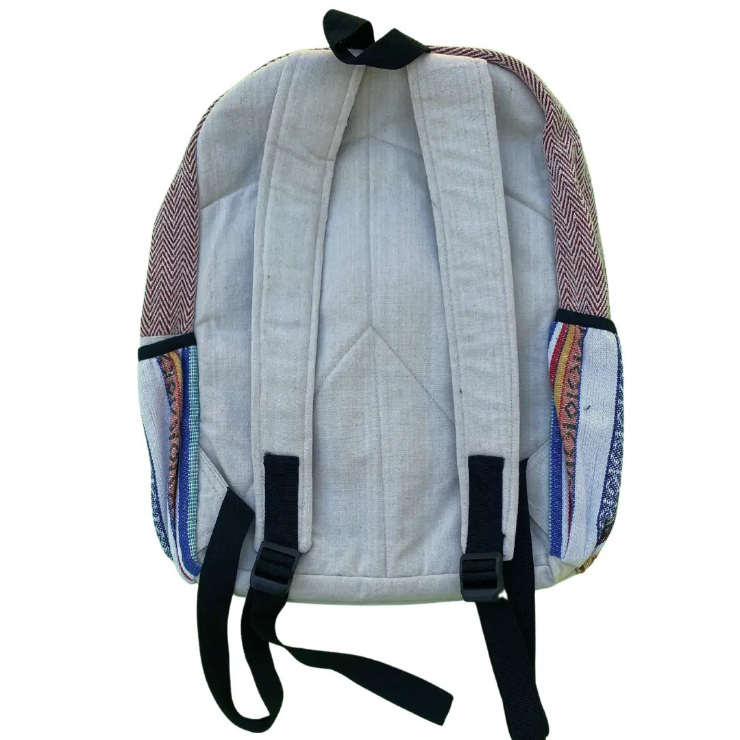 Multi-Color Hemp Backpack - Pure Himalayan Hemp (THC Free) Zerep Holistics