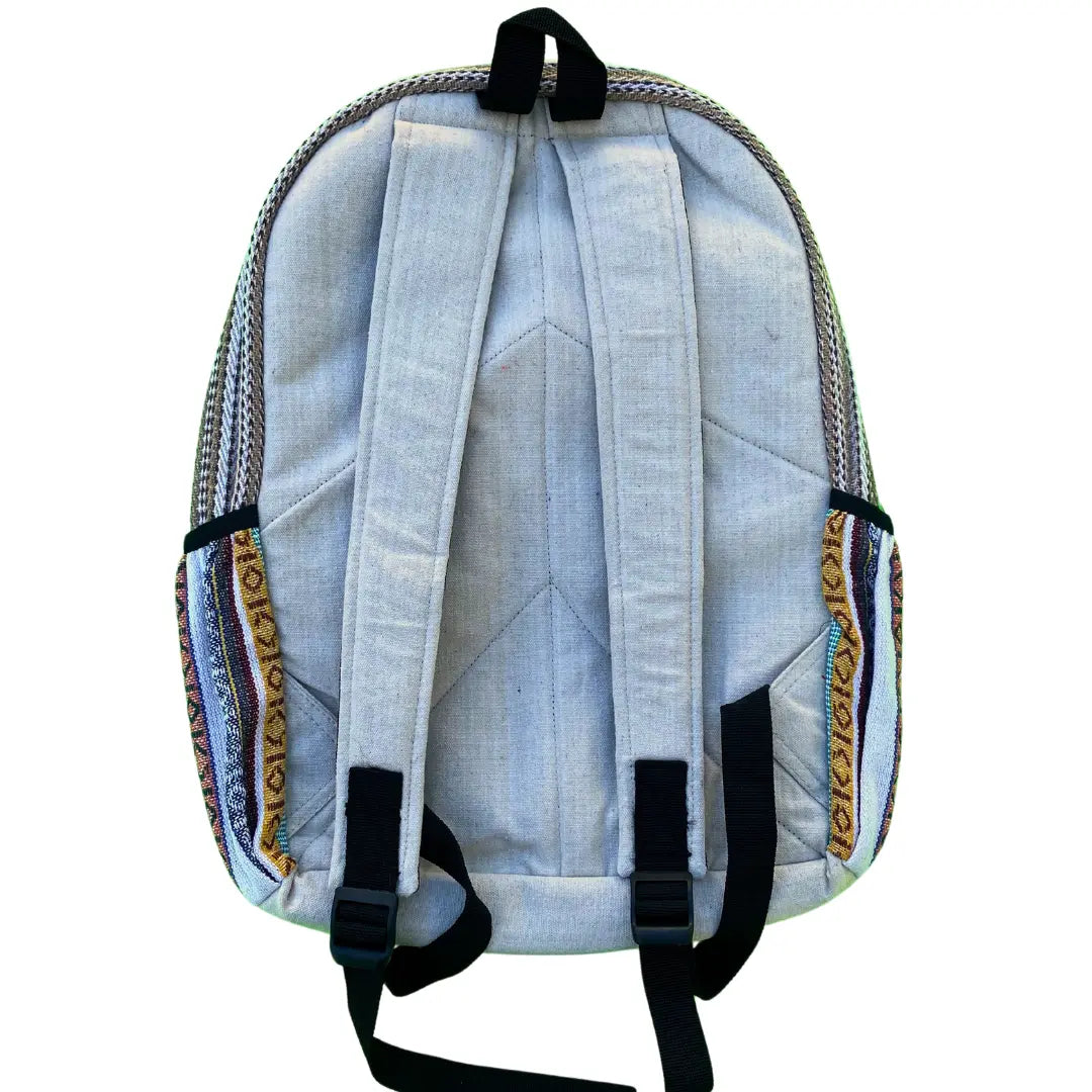 Multi-Color Hemp Backpack - Pure Himalayan Hemp (THC Free) Zerep Holistics