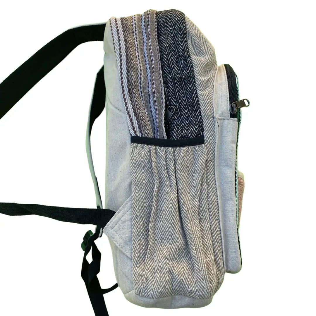 Multi-Color Hemp Backpack - Pure Himalayan Hemp (THC Free) Zerep Holistics