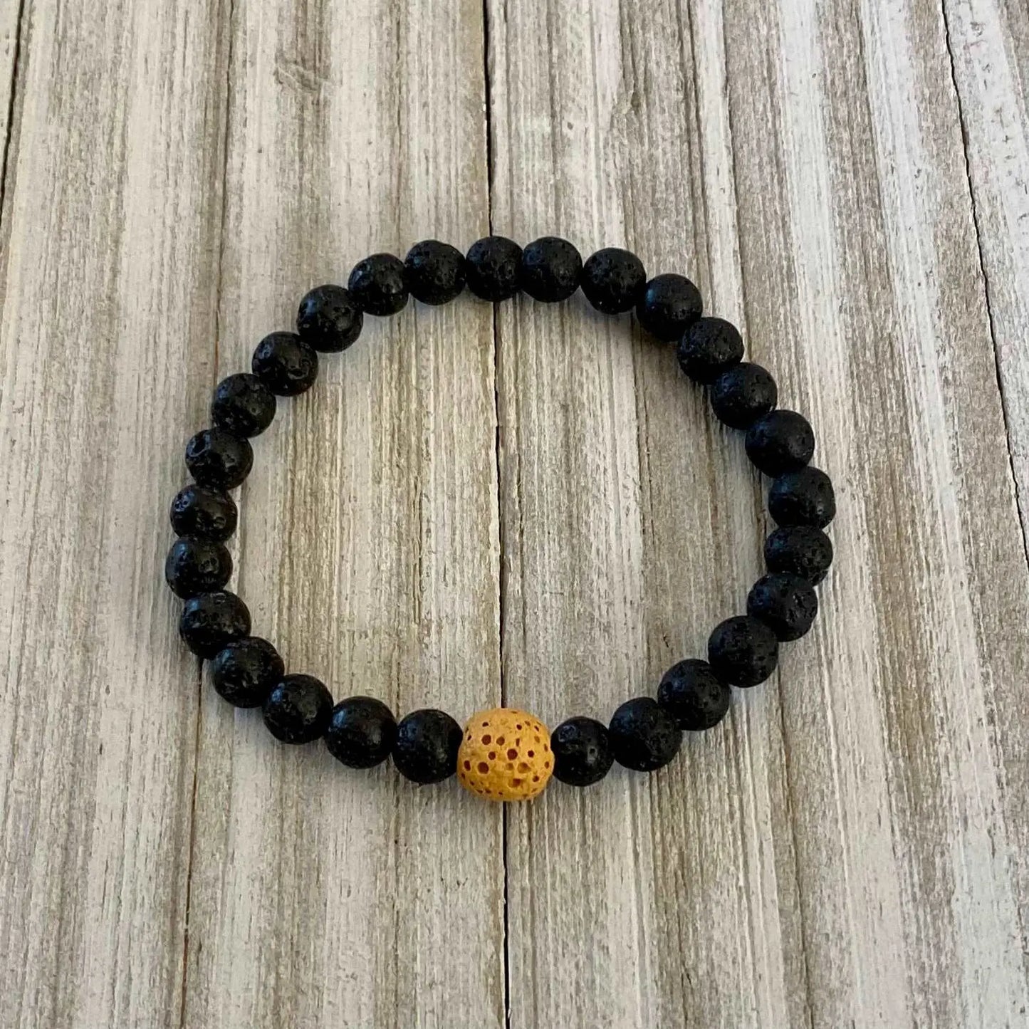 Lava Rock Bracelet - Blue, Teal, Green, Black, Red, Yellow, Purple or Pink - Essential Oil Aromatherapy Jewelry