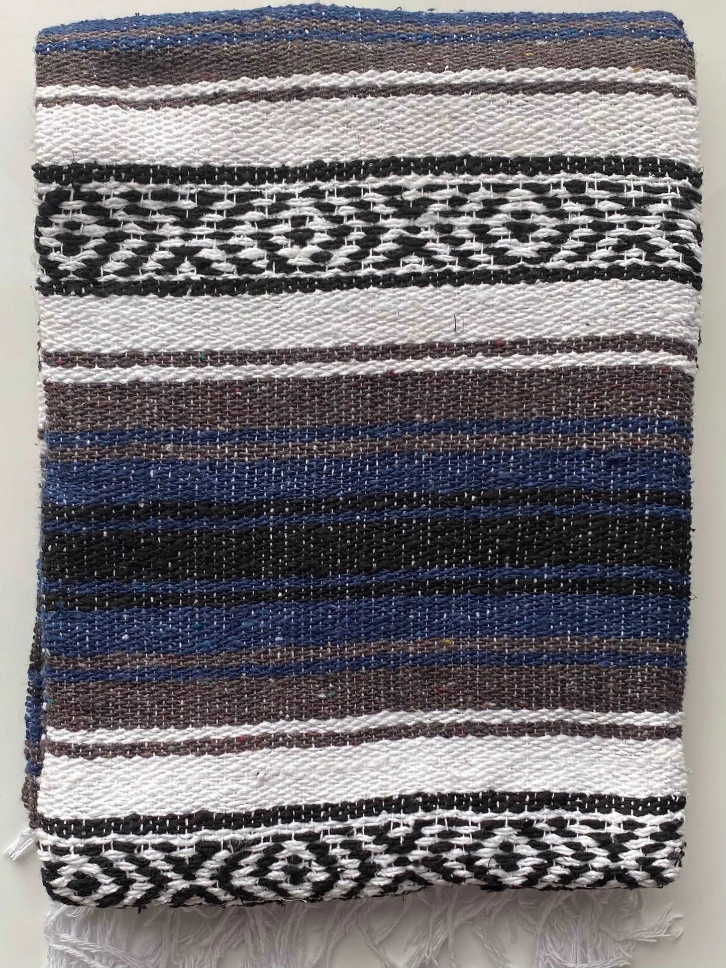 Hand Woven Falsa Mexican Blanket/Throw/Yoga Blanket (Molina Indian Blanket)