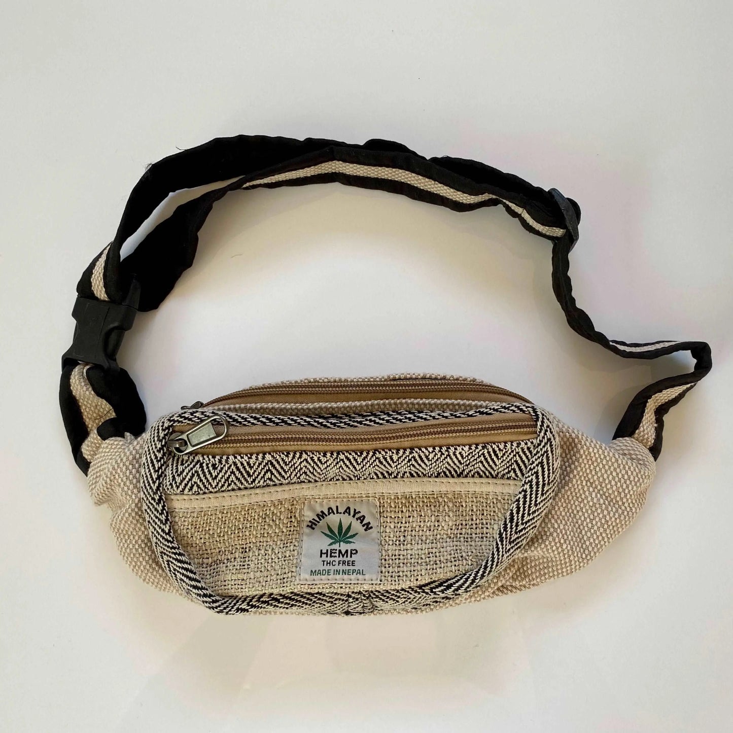 100% Organic Himalayan Hemp Adjustable Unisex Fanny Pack (THC Free)