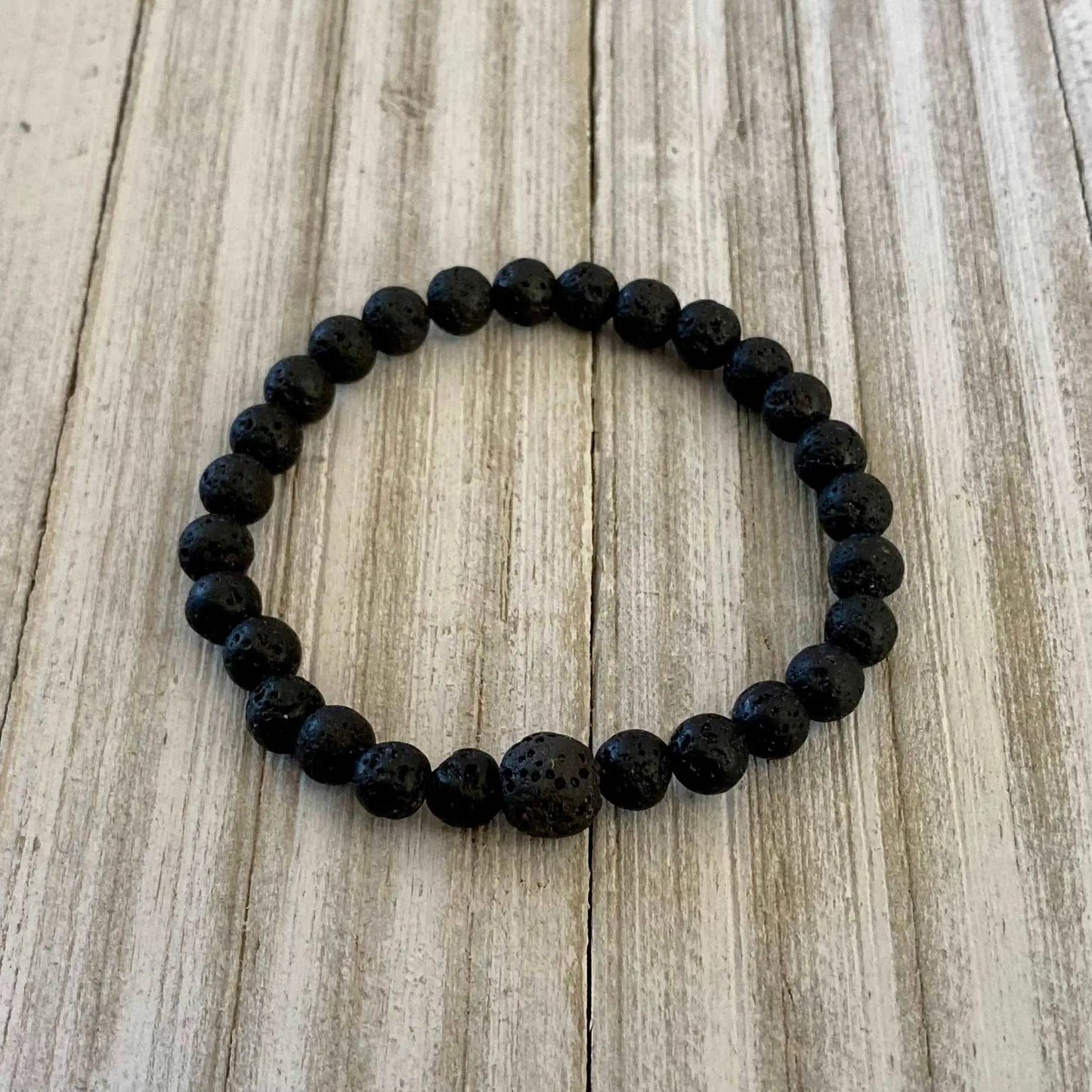 Lava Rock Bracelet - Blue, Teal, Green, Black, Red, Yellow, Purple or Pink - Essential Oil Aromatherapy Jewelry