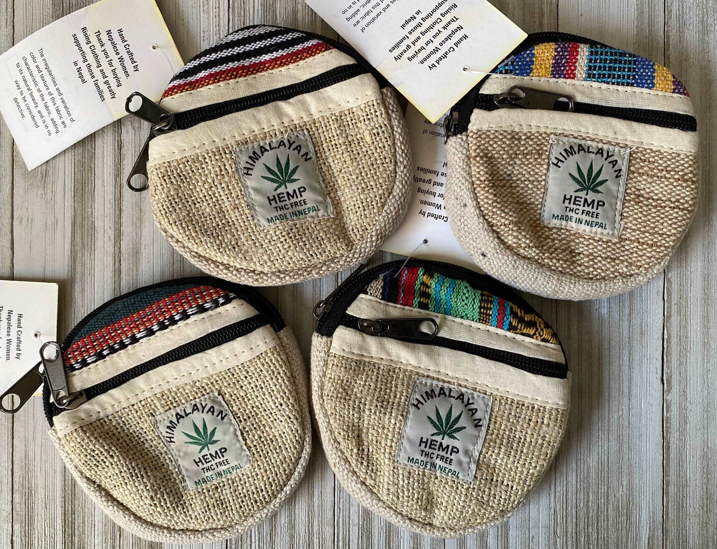 Himalayan Hemp Multi-Colored Clutch - Pure Himalayan Hemp (THC Free)