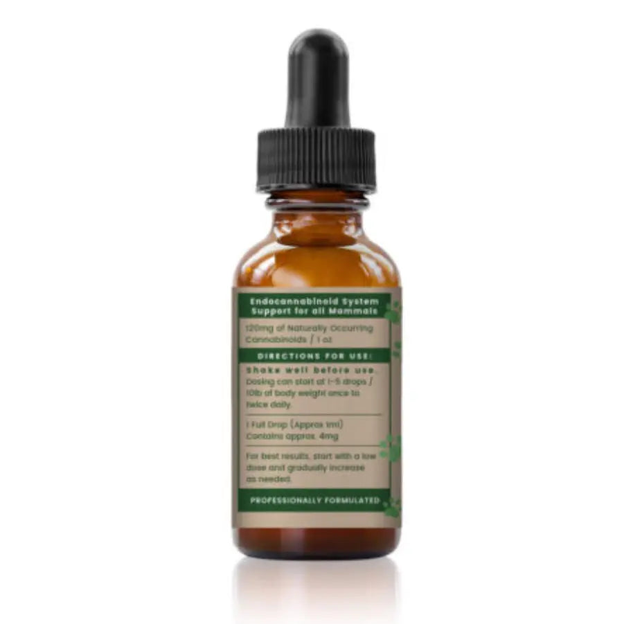 Relaxation Remedy CBD Oil for Pets – 120mg (1oz) - Zerep Holistics