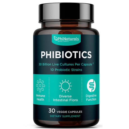 Probiotics High Potency 10 Strains – 30 Billion CFU – [30 Ti Excel Nutritionals LLC DBA Phi Naturals