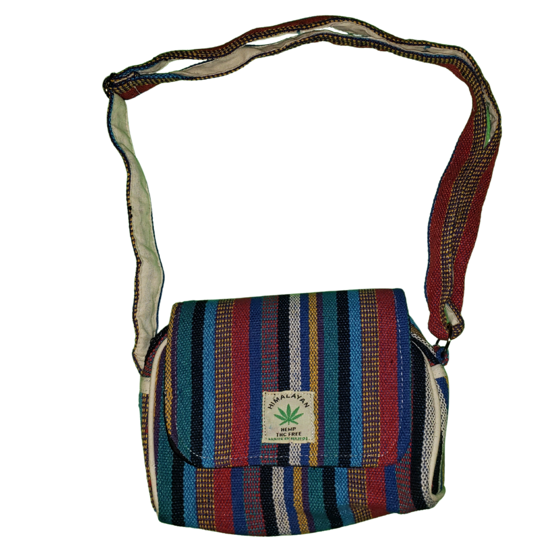 Multi-Color Hemp Handbag - Pure Himalayan Hemp (THC Free)