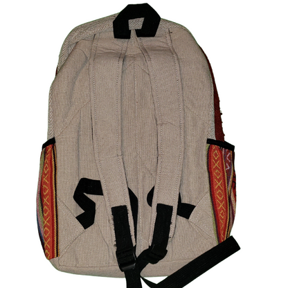 Multi-Color Hemp Backpack - Pure Himalayan Hemp (THC Free)