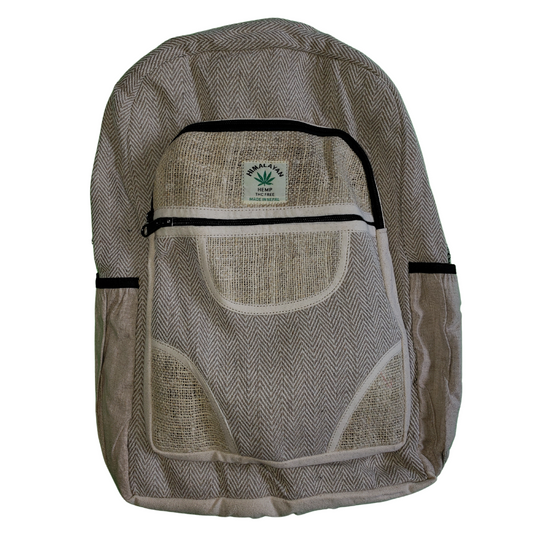Multi-Color Hemp Backpack - Pure Himalayan Hemp (THC Free)
