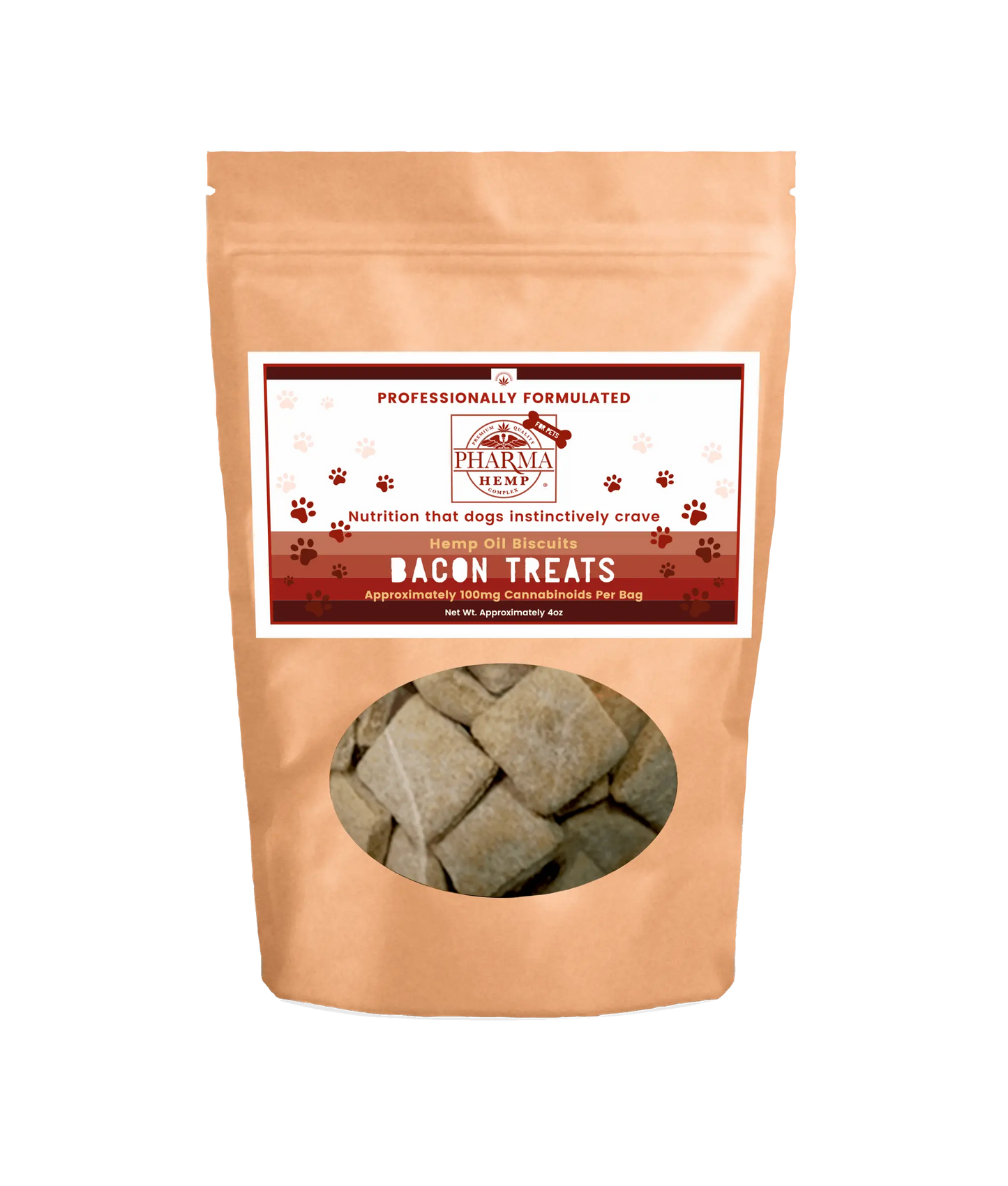 Bacon CBD Dog Biscuits - Zerep Holistics