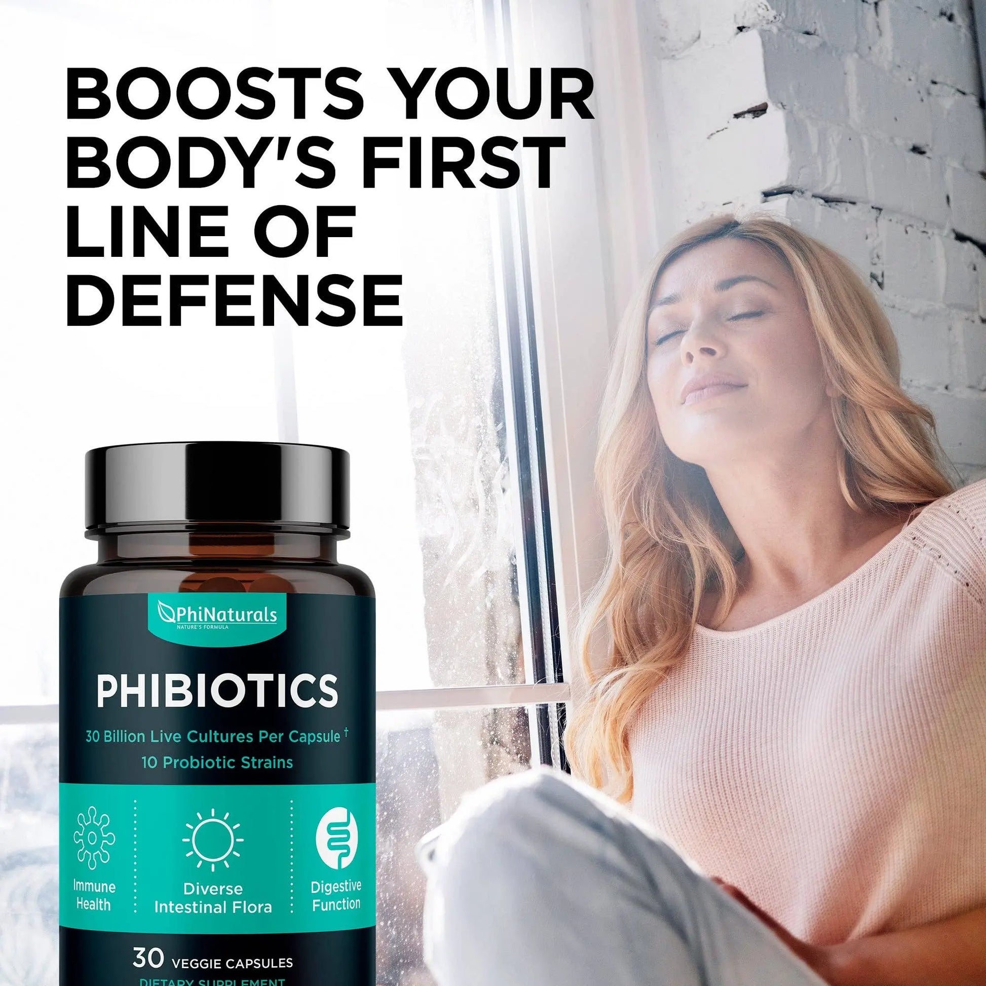 Probiotics High Potency 10 Strains – 30 Billion CFU – [30 Ti Excel Nutritionals LLC DBA Phi Naturals