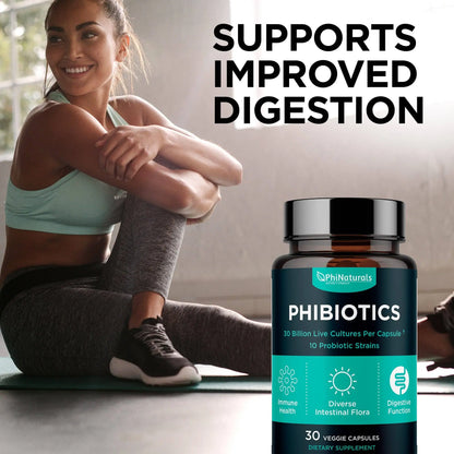 Probiotics High Potency 10 Strains – 30 Billion CFU – [30 Ti Excel Nutritionals LLC DBA Phi Naturals