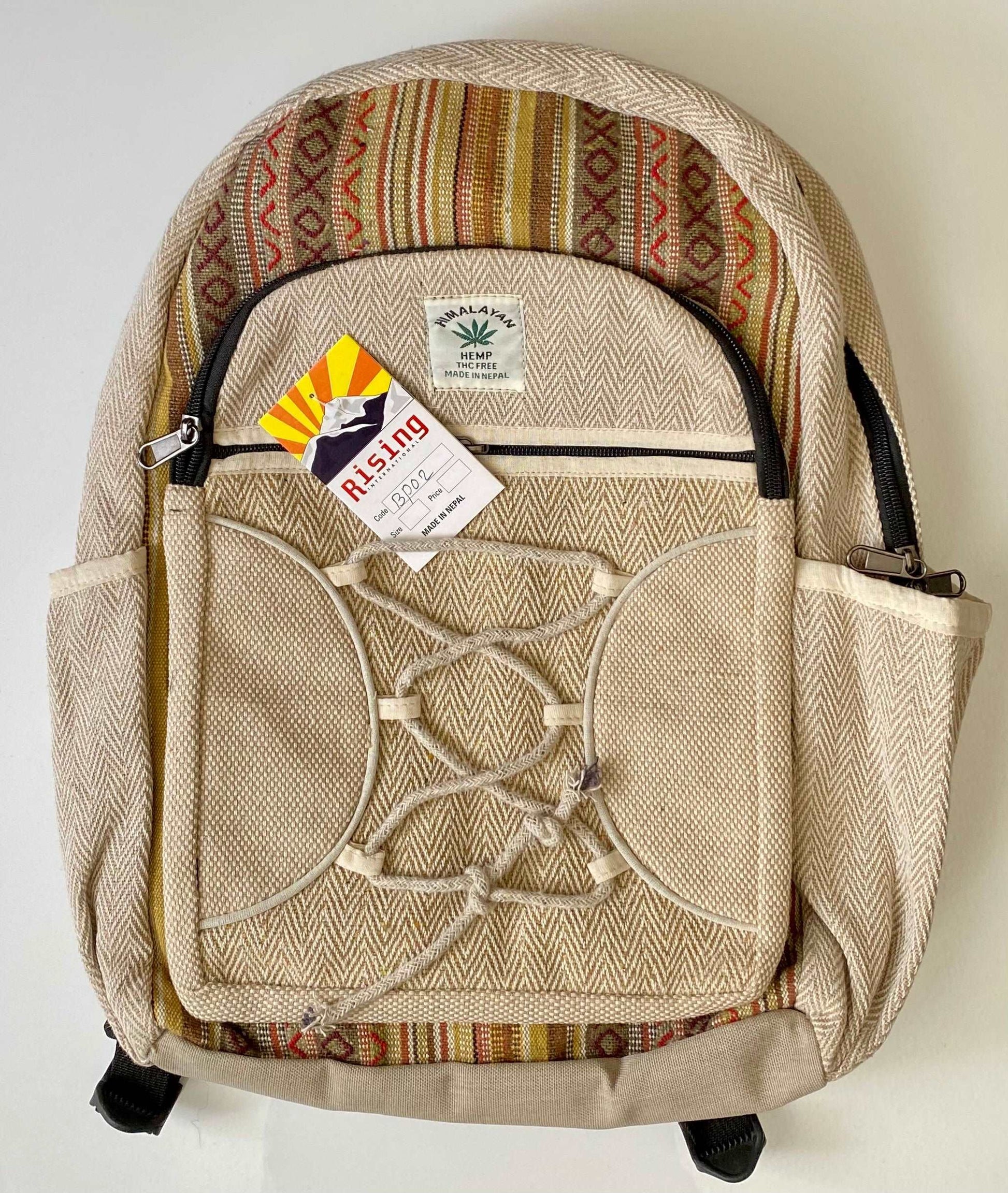 Wild Hemp Backpack - Pure Himalayan Hemp (THC Free)