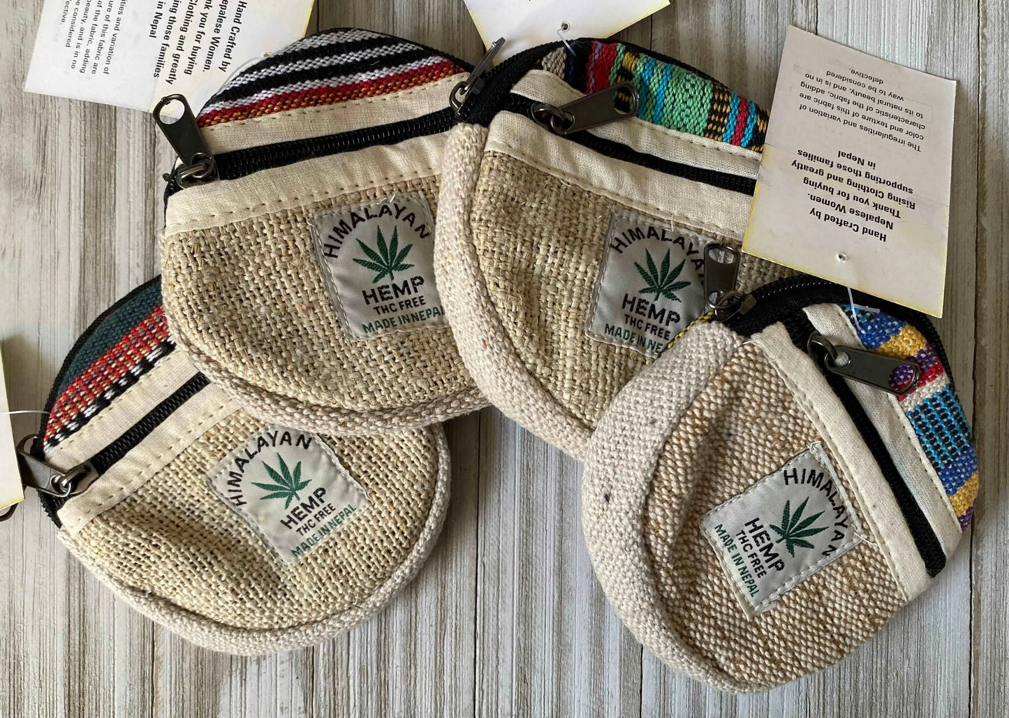 Himalayan Hemp Multi-Colored Clutch - Pure Himalayan Hemp (THC Free)