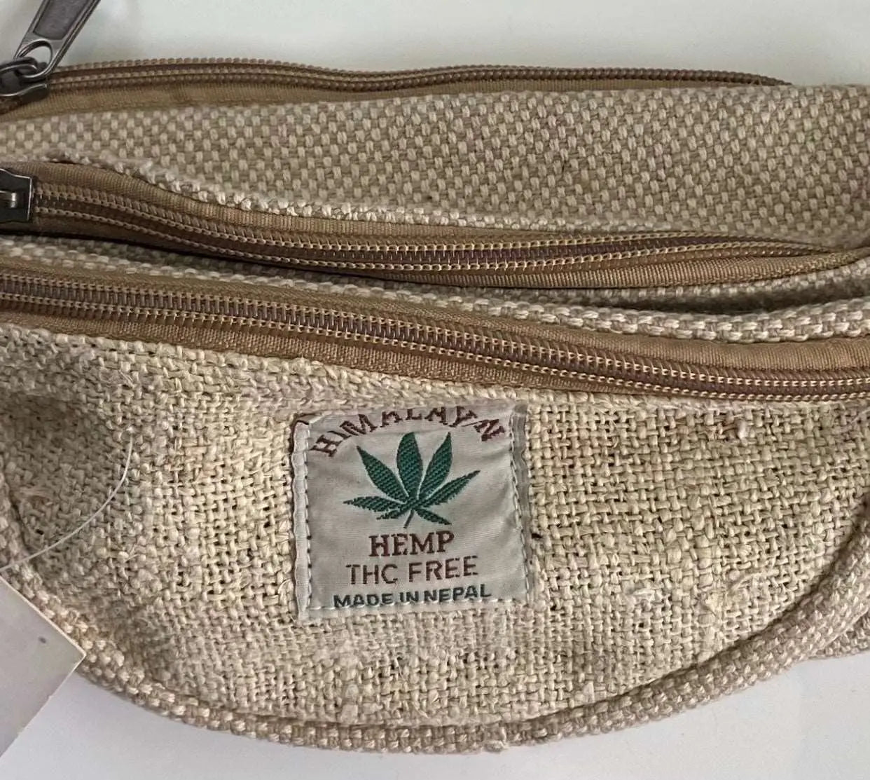 100% Organic Himalayan Hemp Adjustable Unisex Fanny Pack (THC Free)